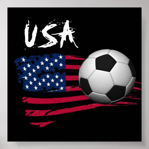 USA Soccer Poster