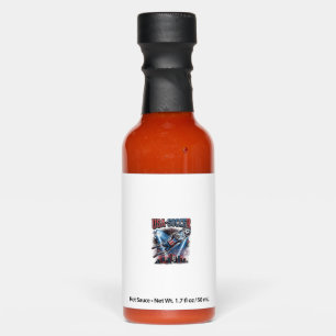 USA Soccer Skeleton Striker Nations Premium Sports Hot Sauces
