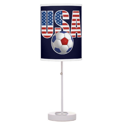 USA Soccer Table Lamp (Front)