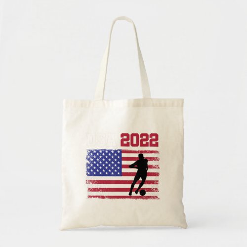 Usa Soccer Team 2022 United States Flag Futbol Cup Tote Bag
