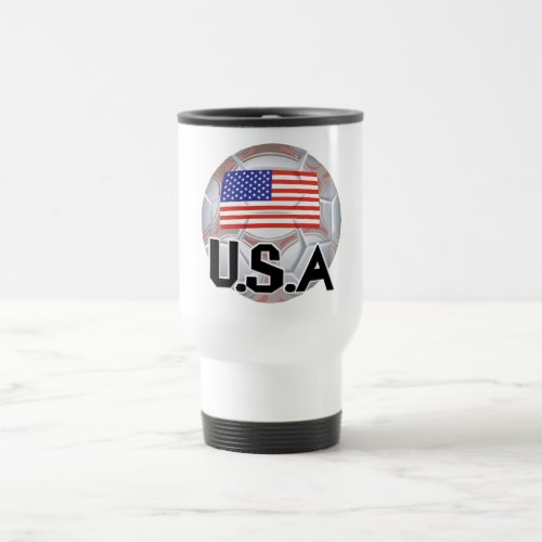 USA Soccer Team Travel Mug