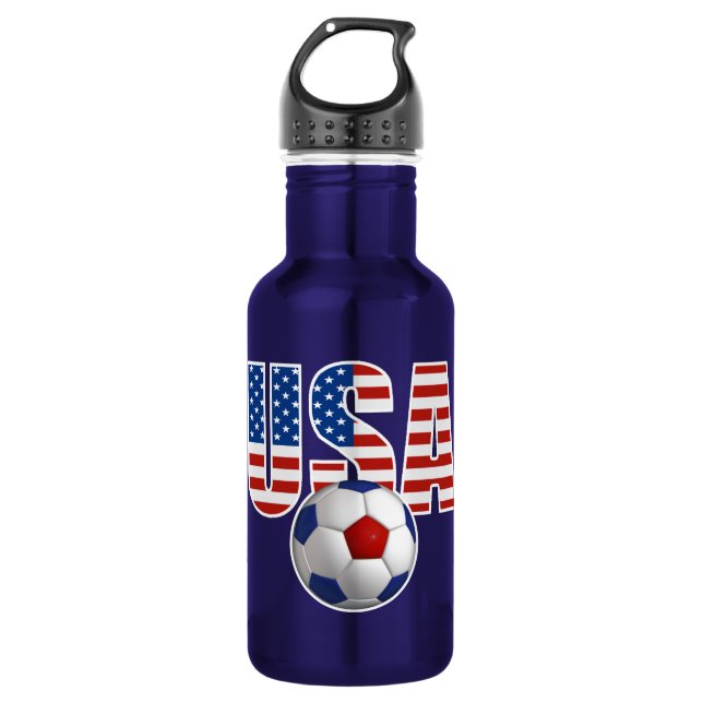USA Soccer Water Bottle (Front)