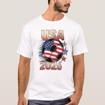 USA Soccer with Red White Blue Stars 2026