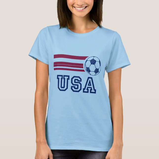 USA Soccer Womens T-Shirt (Front)