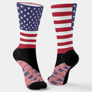USA Socks, United States, American flag colours Socks