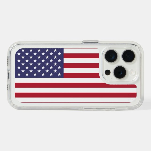 USA SPECK iPhone CASE (Horz (White Titanium))