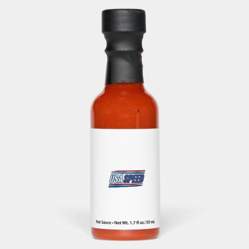 USA Speed Racing Patriotic Vintage Vector Design_1 Hot Sauces