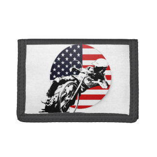 USA Speedway Trifold Wallet