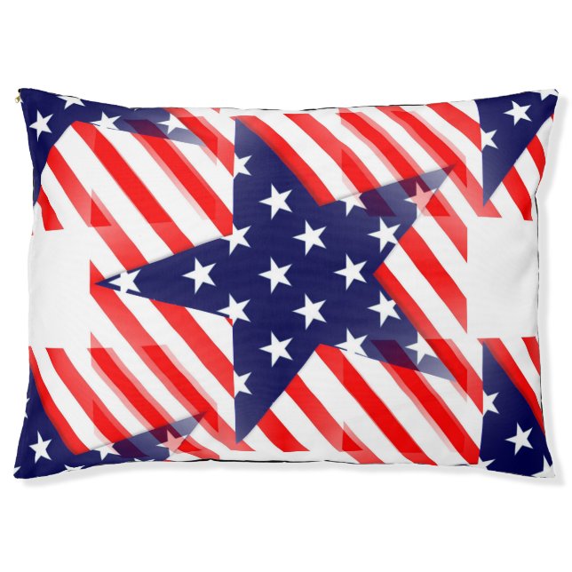 usa star animal pet puppy cat dog bed (Front)
