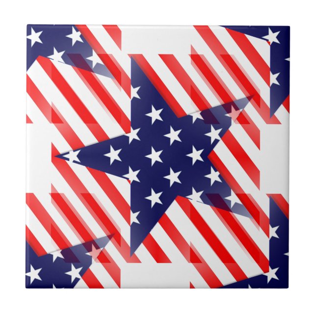 usa star ceramic tile (Front)