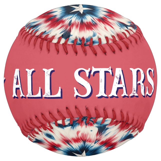 USA Star (Customize) Softball (Back)