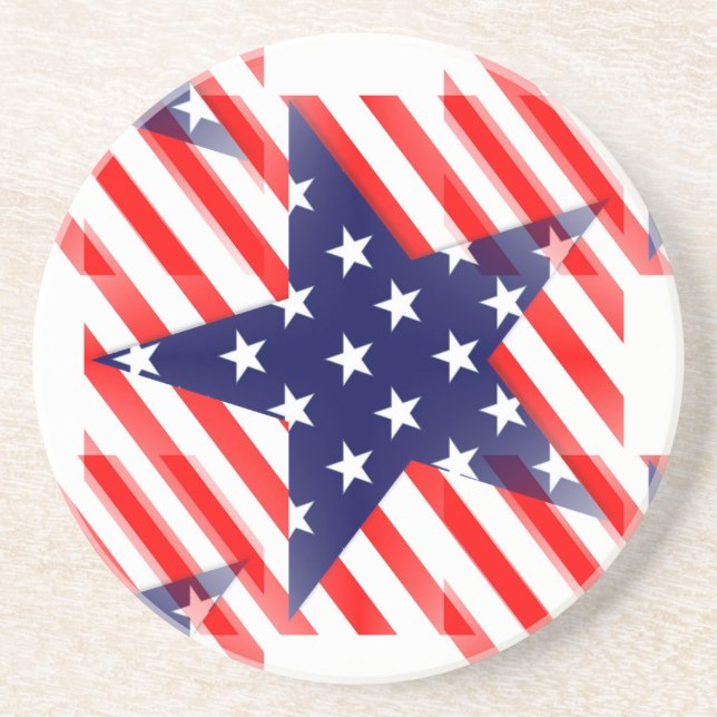 usa star drink coaster (Front)