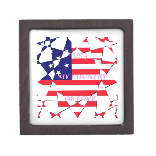USA Star_Spangled Love My Country of Love Gift Box