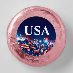 USA Stars and Fireworks Dipped Oreo Cookie Favors