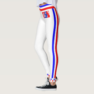 Fendi Stripe Logo Yoga Pants in Blue