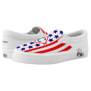 Usa Stars And Stripes (cust.) Slip-on Sneakers at Zazzle