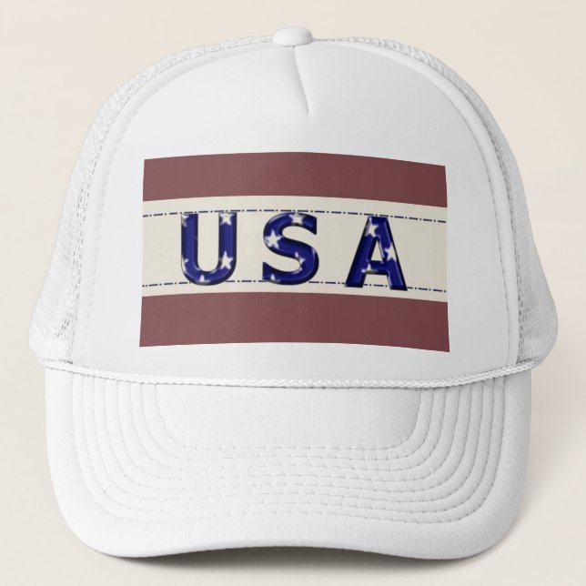 USA Stars and Stripes Hat (Front)