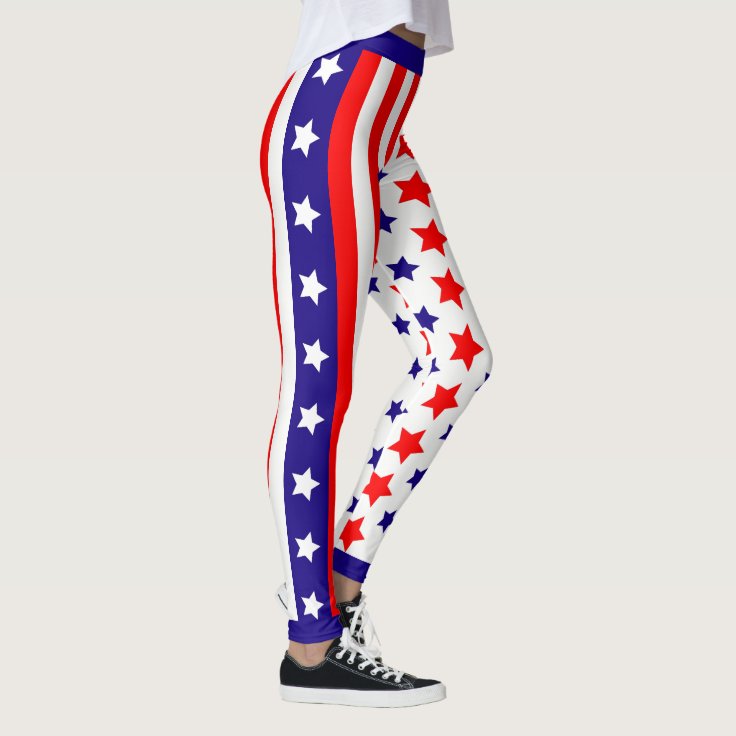 USA Stars and Stripes Leggings | Zazzle