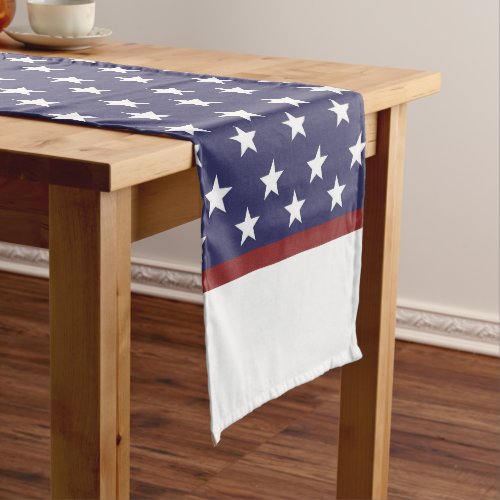 USA Stars Short Table Runner