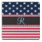 USA Stars Stripes Script Monogram Dazzling