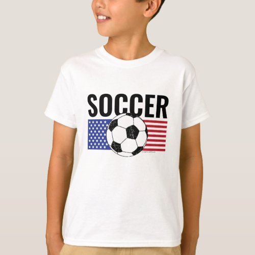 USA Stars  Stripes Soccer Ball Unisex T_Shirt