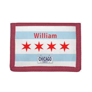 USA State Flag - Chicago Trifold Wallet