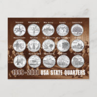 USA State Quarters (Coins) 1999 - 2001