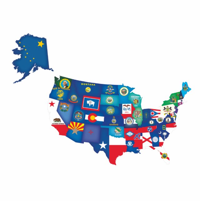 USA States Statuette (Front)