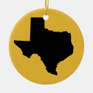 USA States Texas - SRF Ceramic Ornament