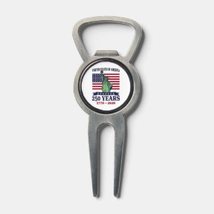 USA Statue of Liberty 250 Years 1776-2026 Divot Tool