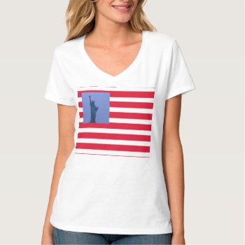 Usa Statue Of Liberty Tshirt by CricketDiane at Zazzle