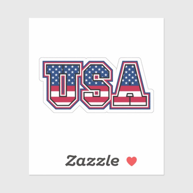 USA STICKER (Sheet)