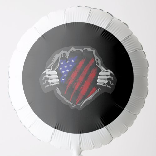 USA Superhero Costume Flag Balloon