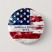 USA Surname Name Custom Flag Colors Reunion