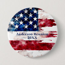 USA Surname Name Custom Flag Colors Reunion