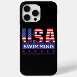 USA Swimming Artwork For A Swimmer  iPhone 15 Pro Max Case