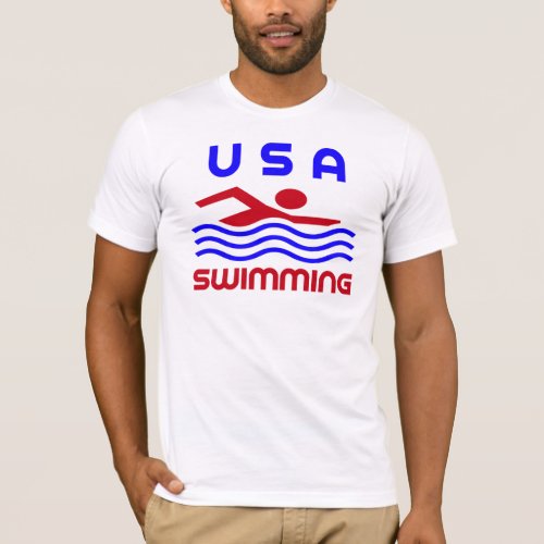 USA SWIMMING T_Shirt