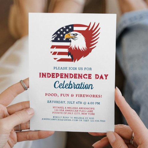 USA Symbols I Independence Day Celebration Invitation