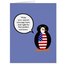 USA Talking Ms. Penguin Personalized
