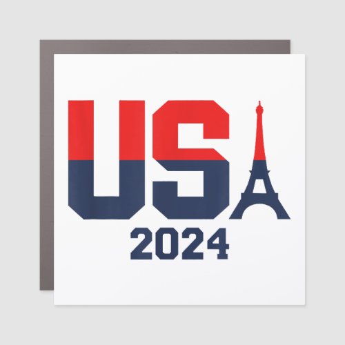 USA Team 2024 Car Magnet