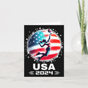 Usa team 2024 volleyball shirt for men women kids card