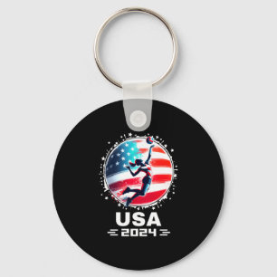 Usa team 2024 volleyball shirt for men women kids keychain