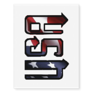 USA TEMPORARY TATTOOS