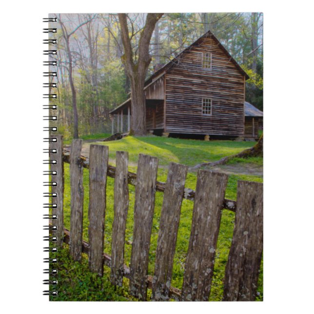 USA, Tennessee, Cabin In Cades Cove Notebook (Front)