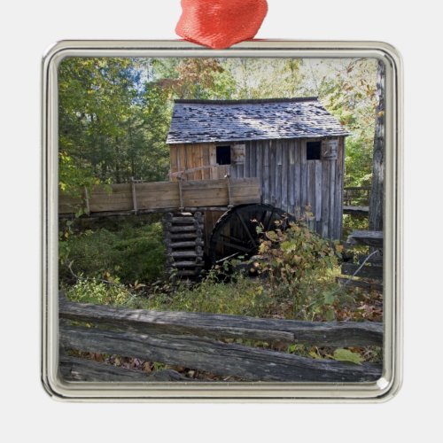USA _ Tennessee Cable mill in Cades Cove area Metal Ornament