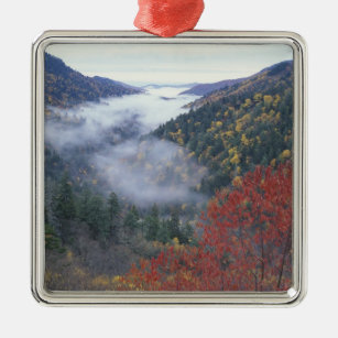 USA, Tennessee, Great Smokey Mountains National Metal Ornament