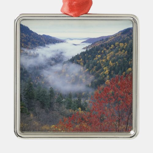 USA Tennessee Great Smokey Mountains National Metal Ornament