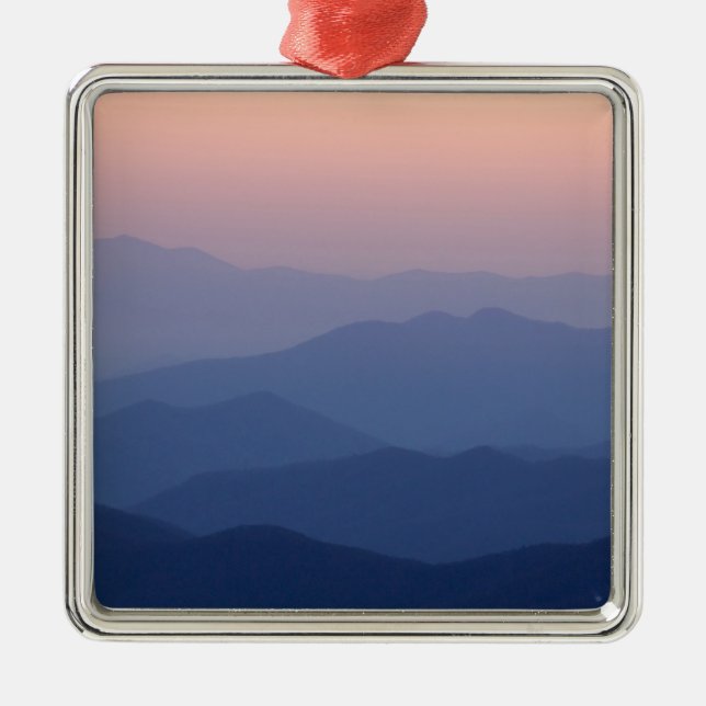 USA, Tennessee, Great Smoky Mountains National Metal Ornament (Front)