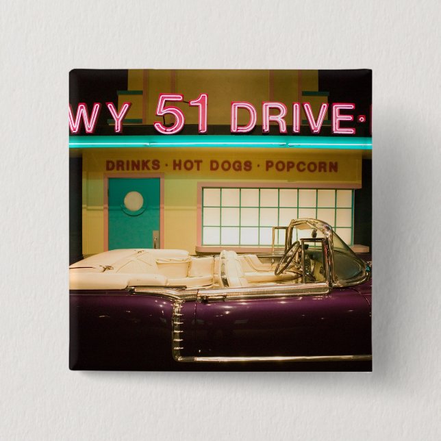 USA, Tennessee, Memphis: Elvis Presley Pinback Button (Front)