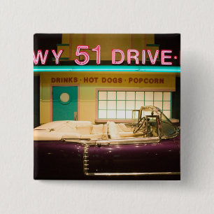 USA, Tennessee, Memphis: Elvis Presley Pinback Button